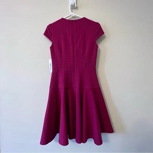 Eliza J Size 2 Fit & Flare address Fuchsia - Picture 7 of 13